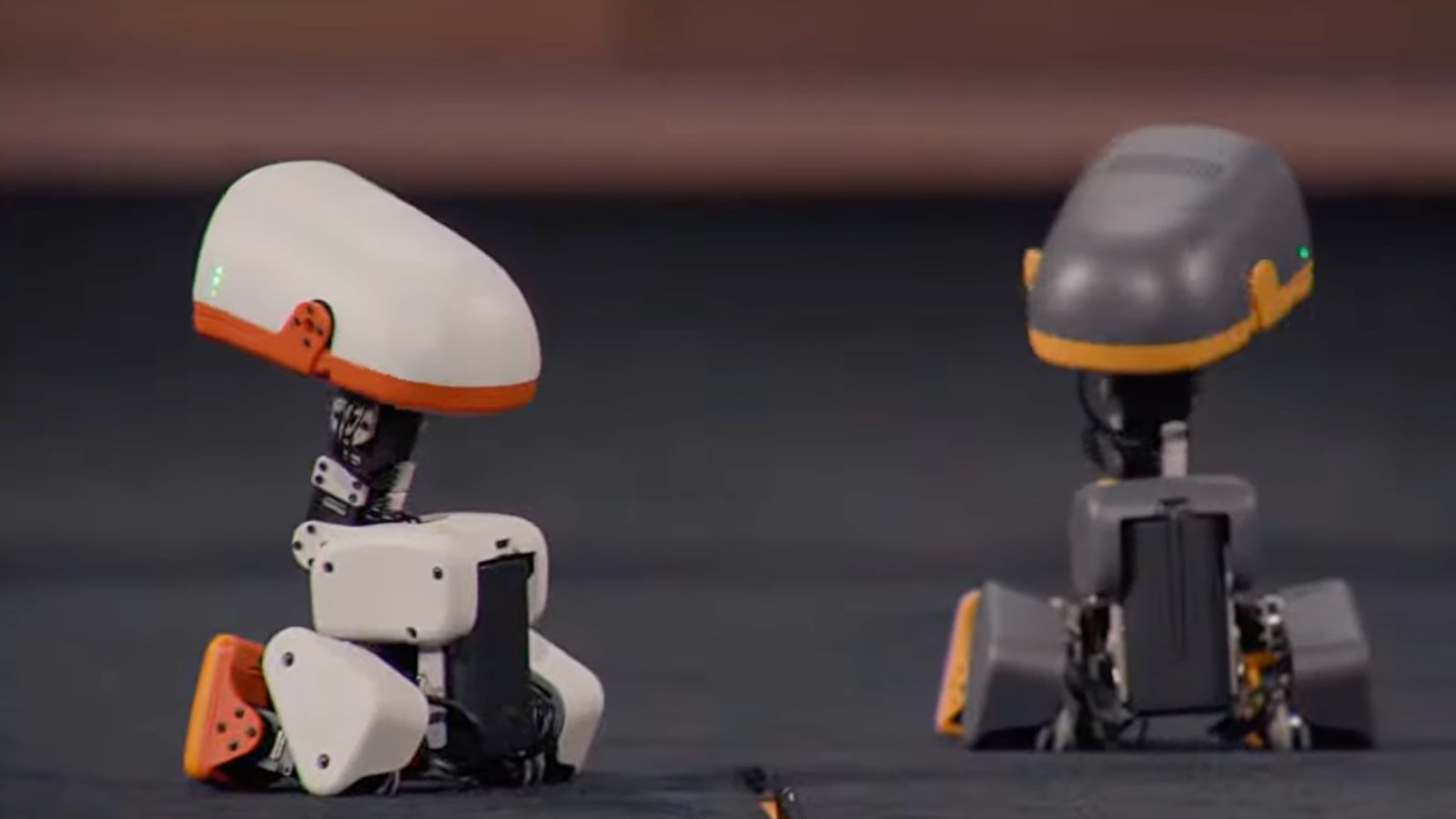 microduck-4 Video: Tiny robots steal the show at NVIDIA event with funny stumbles